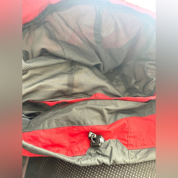 Columbia Titanium Men Size Large Red Black Omni Heat Jacket Hood Zip Pockets - Picture 10 of 16